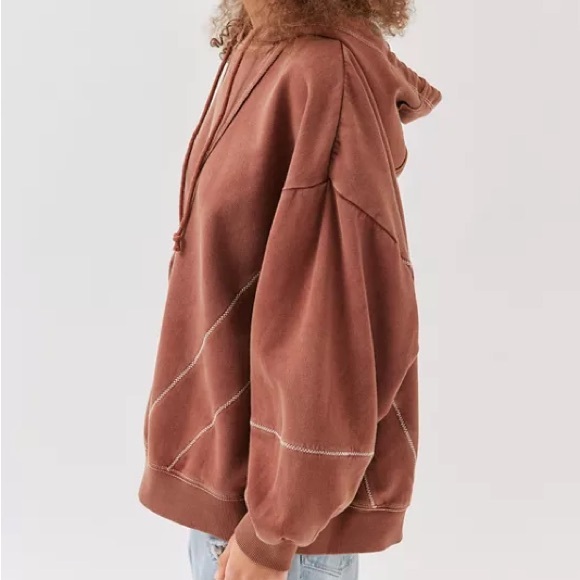 uo bdg saga spliced seam hoodie - Picture 5 of 7